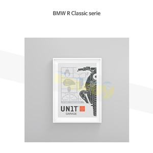 유닛 개러지 포스터 C- BMW 모토라드 튜닝 부품 R Classic serie U045